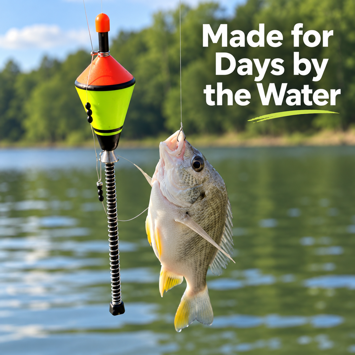 🎣 Spring-Loaded Fishing Float with Adjustable Sensitivity