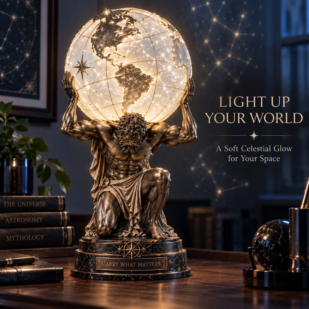 Light Up Your World Atlas Lamp