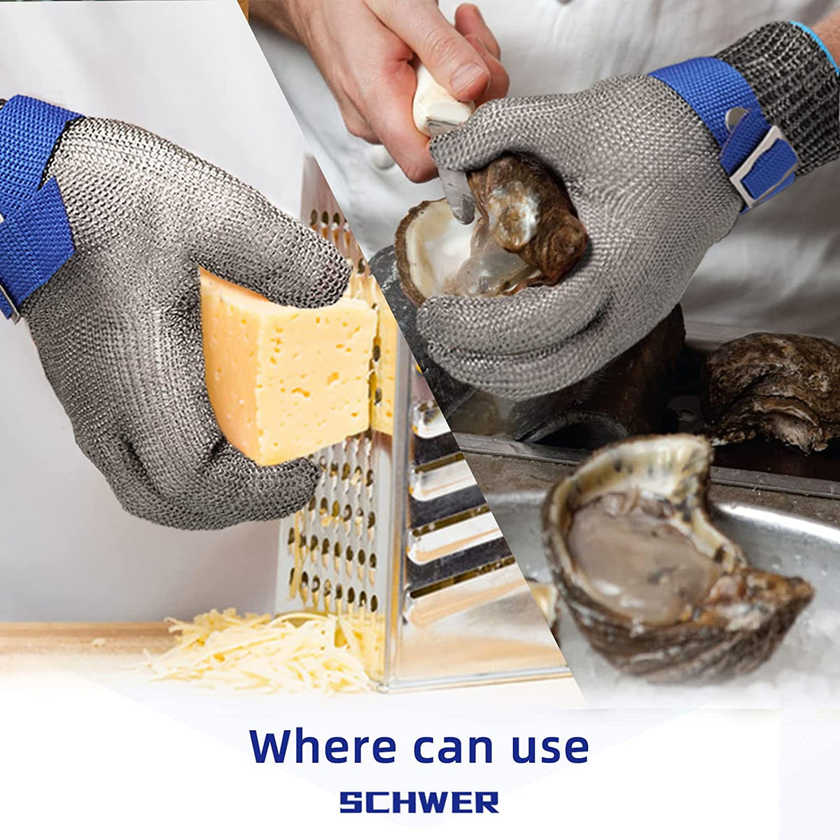 🧤 Stainless Steel Mesh Glove – Highest A9 cut level – Perfect for butchers & chefs – no more knife accidents! 🔪🚫