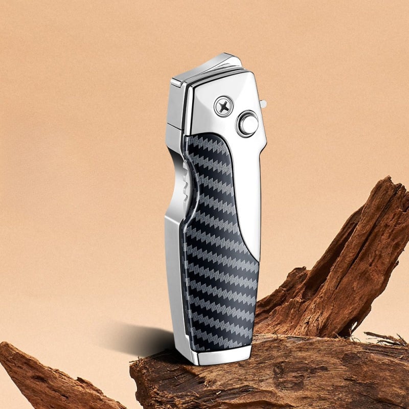 2-in-1 Tactical Folding Knife & Lighter