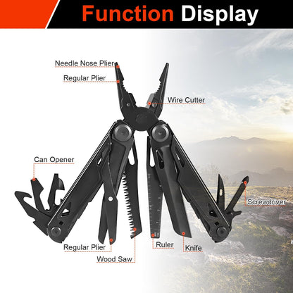 28-in-1 Stainless Steel Multi-Tool
