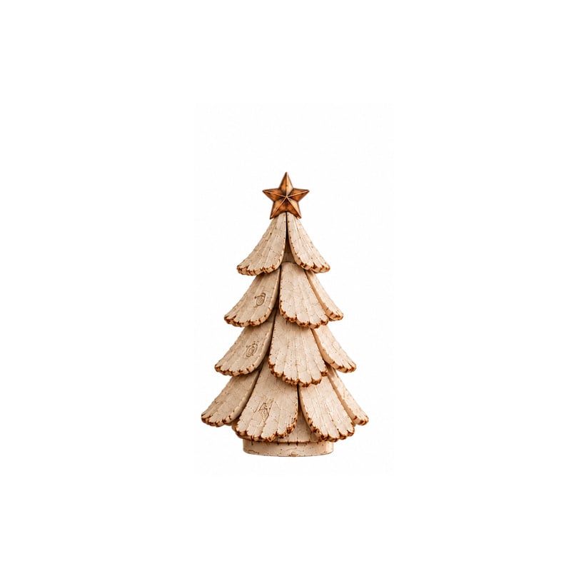 Vintage Lighted Christmas Tree Figurine