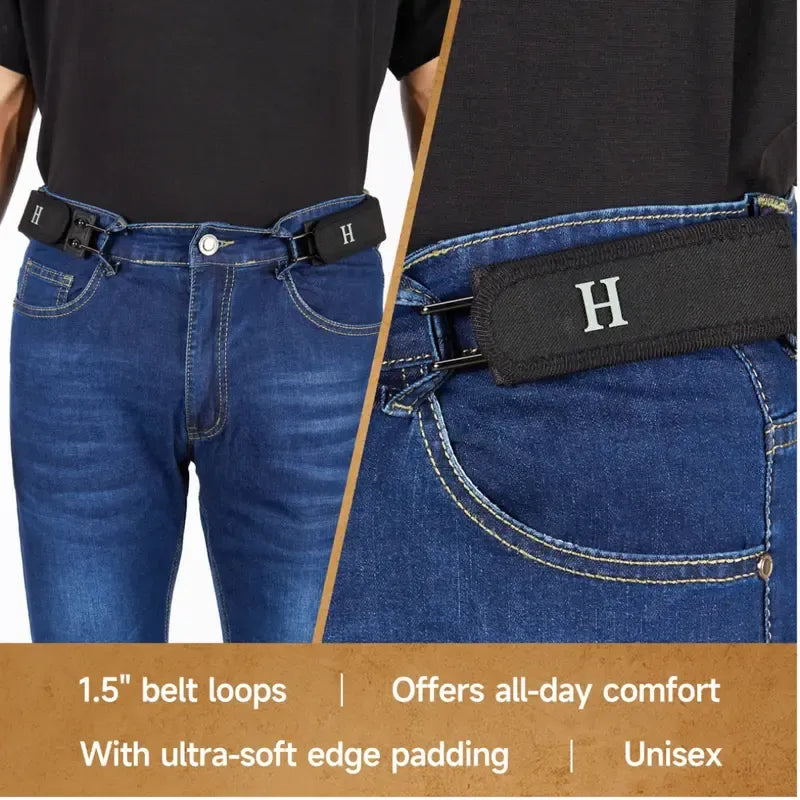 HAILTH Tactical Metal Hook Elastic Belt (2 PCS)