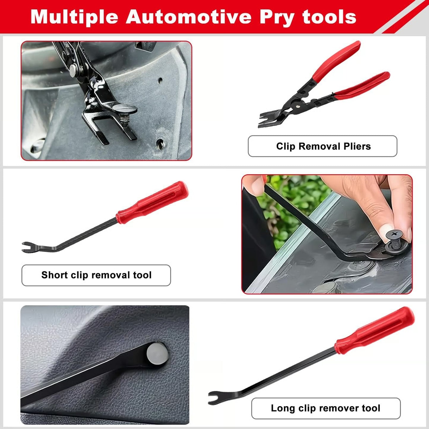🚗 Panel clip removal pliers (3-piece set)