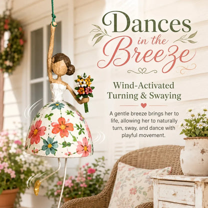 ✨ Whimsical Dancing Lady Hanging Ornament