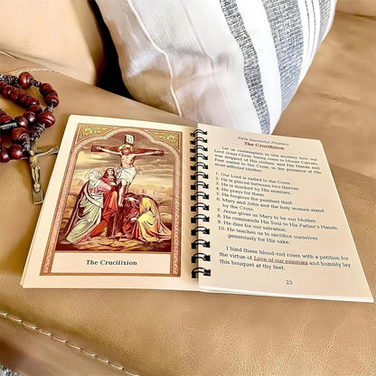 🔥LAST DAY 49% OFF - ✝️Pocket Size Rosary Meditation Book❤️The Rosary The Prayer That Saved My Life