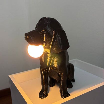 Labrador Puppy Ball Lamp
