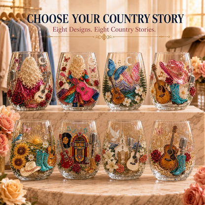🎸✨ Queen of Country 1946–2026 3D Glass Collection