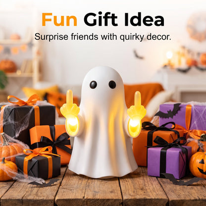 👻Ghost Wall Light - Cute Ghost Night Light with Middle Finger Gesture