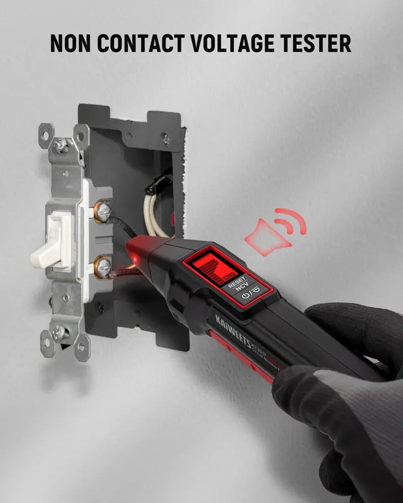 Free shipping🔥2-in-1 Circuit Breaker Finder & Outlet Tester with Smart 2-Scan Tech – Auto-Hold LCD, NCV Detection & Full Adapter Kit.