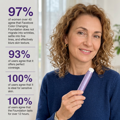 2-in-1 Color-Adapting Foundation Stick – Lightweight Coverage & Natural-Looking Finish