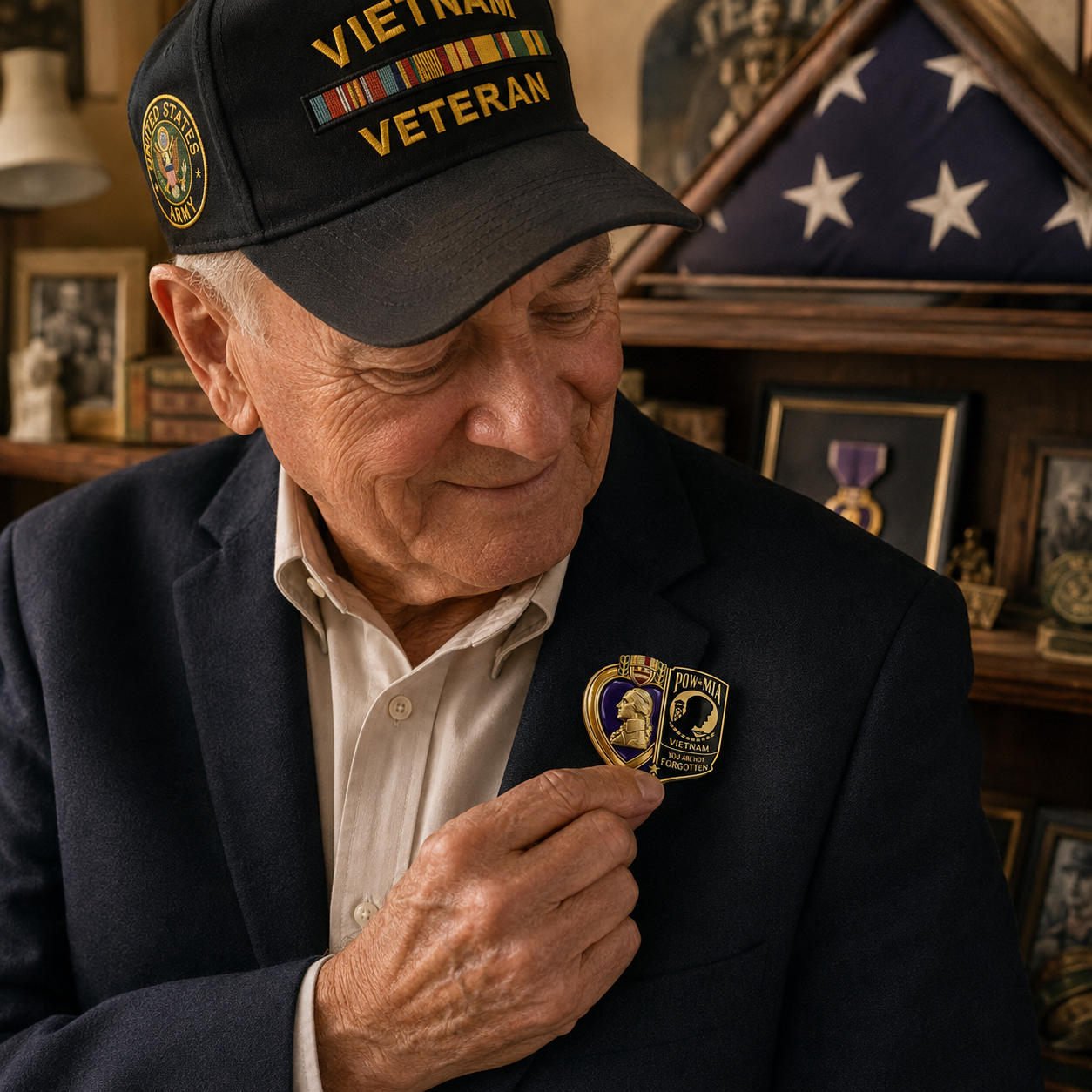 Vietnam Veterans Remembrance Lapel Pin