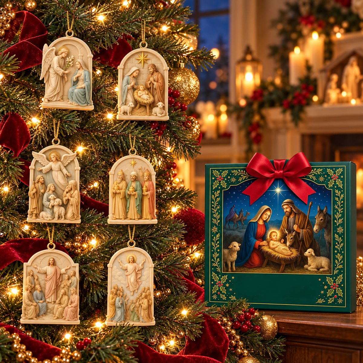 2026 Story of Jesus – 24 Days of Faith & Wonder Advent Calendar with 24 Unique Biblical Scene Miniatures, Christian Christmas Collectible Gift