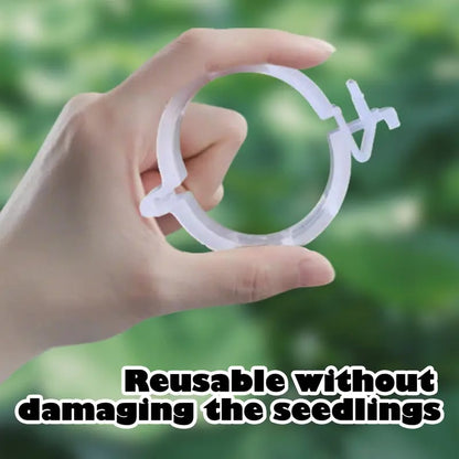 100 Counts Plant Support Clips, Upright Growth Support for Tomato & Grape Vines