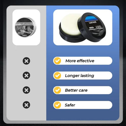 Cleaning and care cream & Cleaning paste for leather care