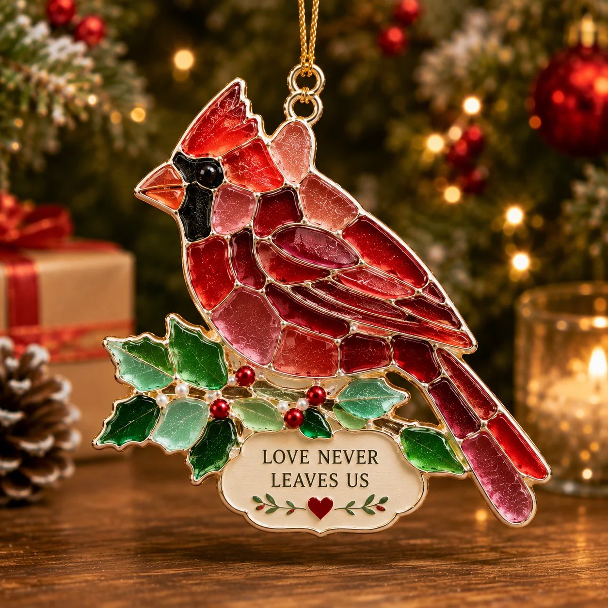 ✨ Stained Sea Glass Style Christmas Ornaments