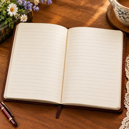 Personalized Leather Scripture Notebook