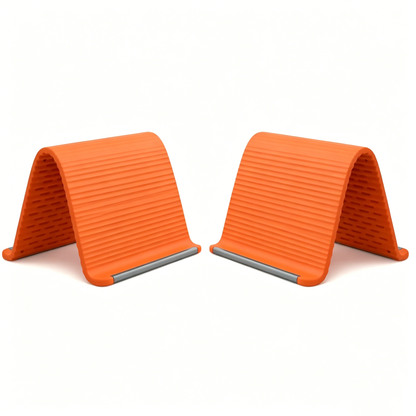 Flexible Silicone Aluminum Phone Holder Stand - Bendable Rollable Foldable Design
