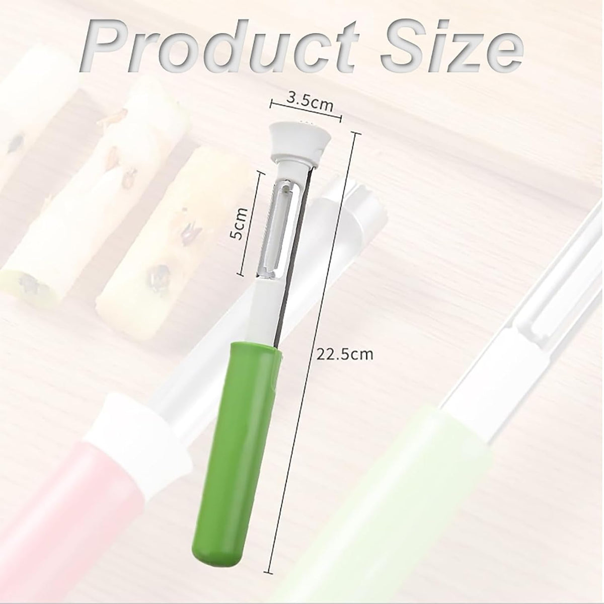 2 in 1 Apple Corer and Peeler, Apple Core Removal Tool, Stainless Steel Fruit Corer 🍎