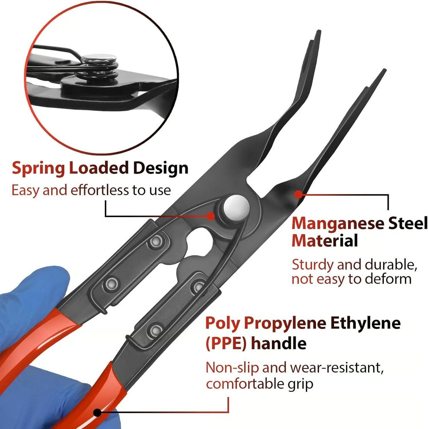 🚗 Panel clip removal pliers (3-piece set)