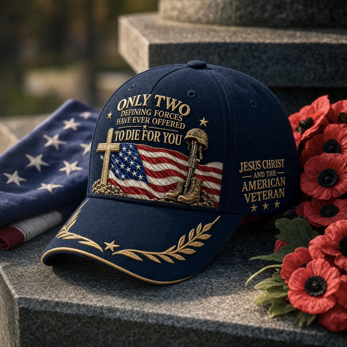 🇺🇸 Faith & Veteran Tribute Cap – Honor Their Sacrifice ✝️