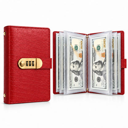 Lockable Cash Savings Binder & Budget Organizer