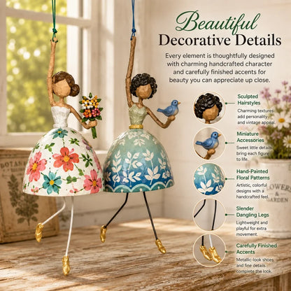 ✨ Whimsical Dancing Lady Hanging Ornament