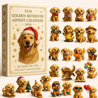 Fun Golden Retriever Advent Calendar 2026