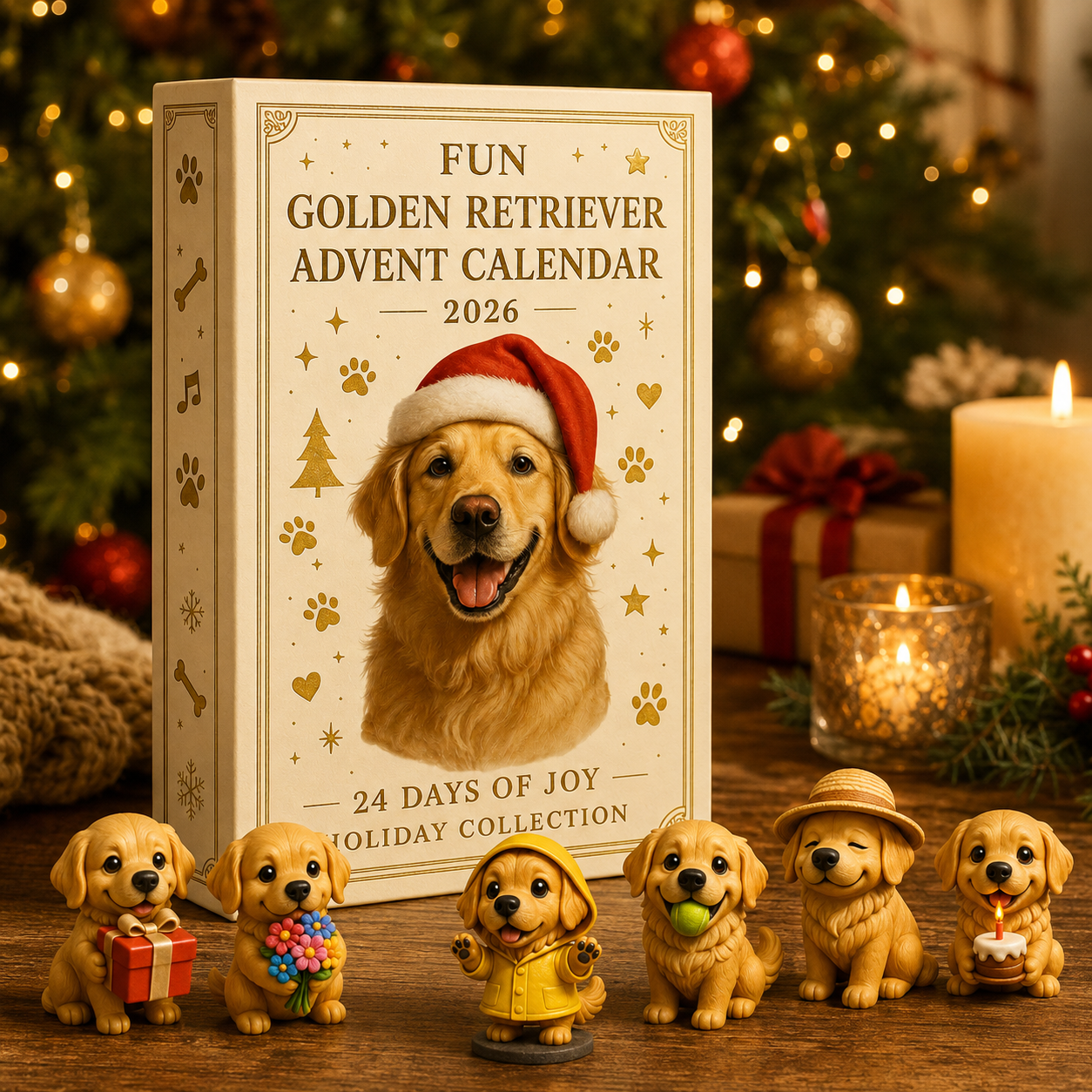 Fun Golden Retriever Advent Calendar 2026