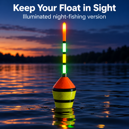 🎣 Spring-Loaded Fishing Float with Adjustable Sensitivity