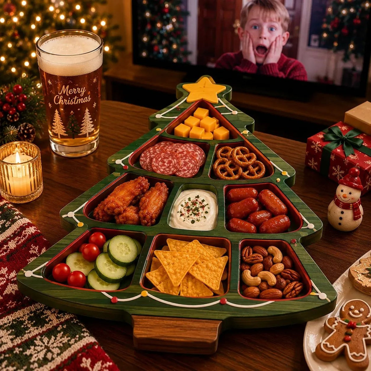⏳Last Day BUY 2 GET 1 FREE🎄 Christmas Snack Serving Tray