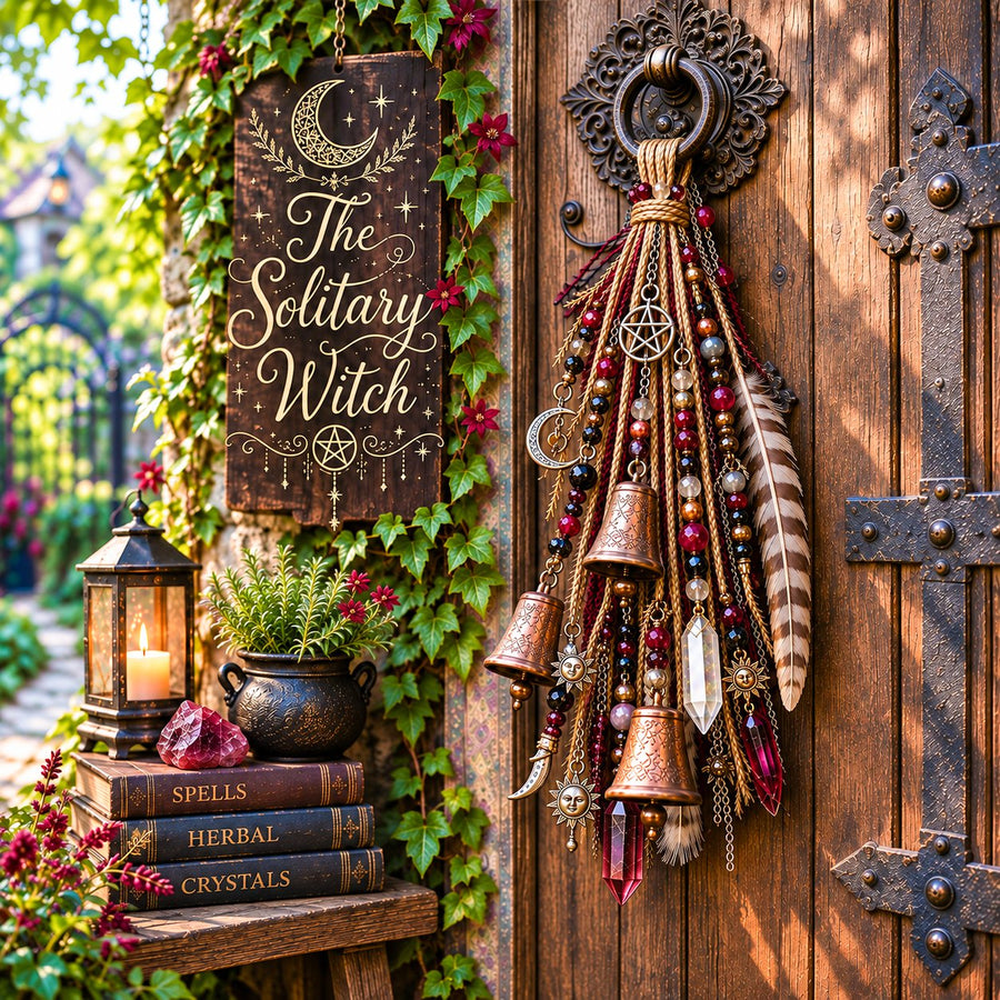 Red Witchy Door Charm color option