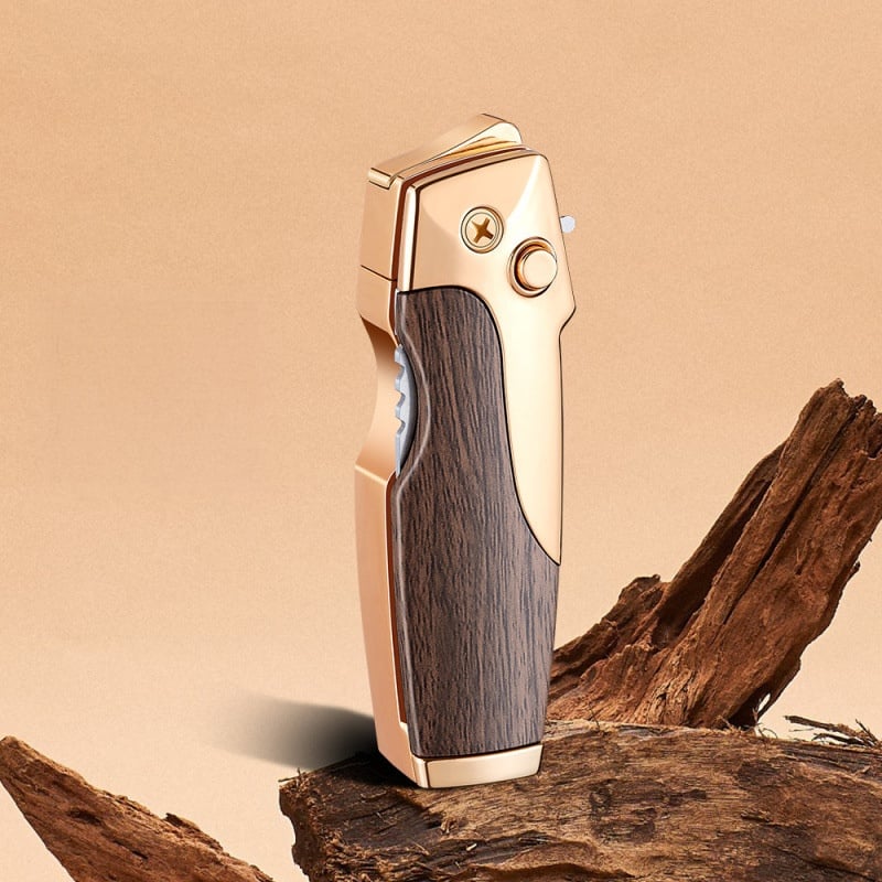 2-in-1 Tactical Folding Knife & Lighter