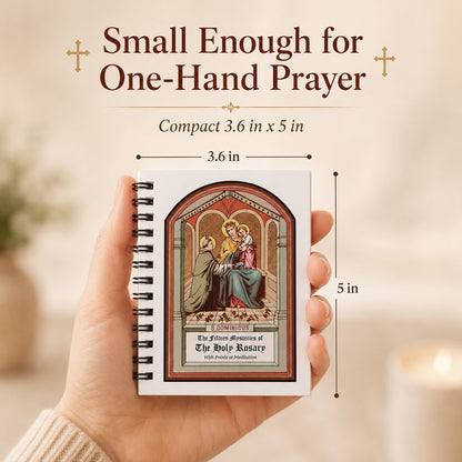 🔥LAST DAY 49% OFF - ✝️Pocket Size Rosary Meditation Book❤️The Rosary The Prayer That Saved My Life
