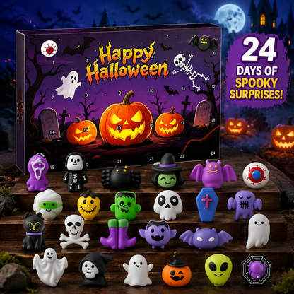🎃2026 Halloween Countdown Calendar Blind Box Squishy💀