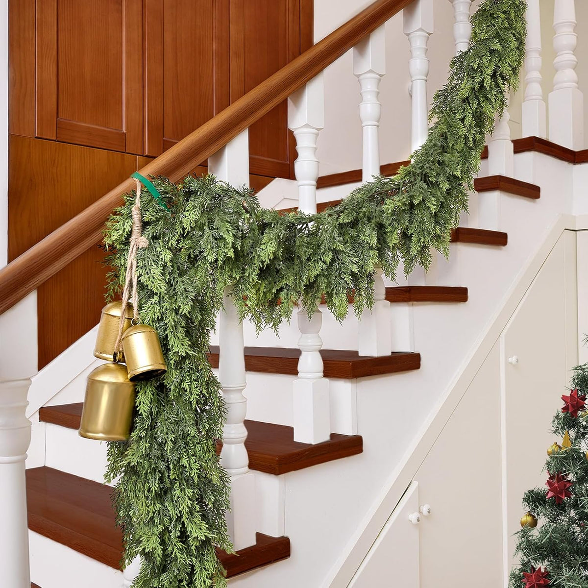 🎁Hot Sale Promotion 49% OFF🔥5-6 FT Christmas Cedar Garland for Mantle