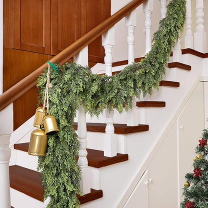 🎁Hot Sale Promotion 49% OFF🔥5-6 FT Christmas Cedar Garland for Mantle