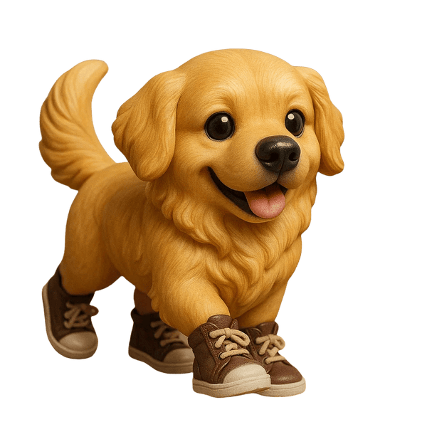 Golden Retriever advent calendar collectible character