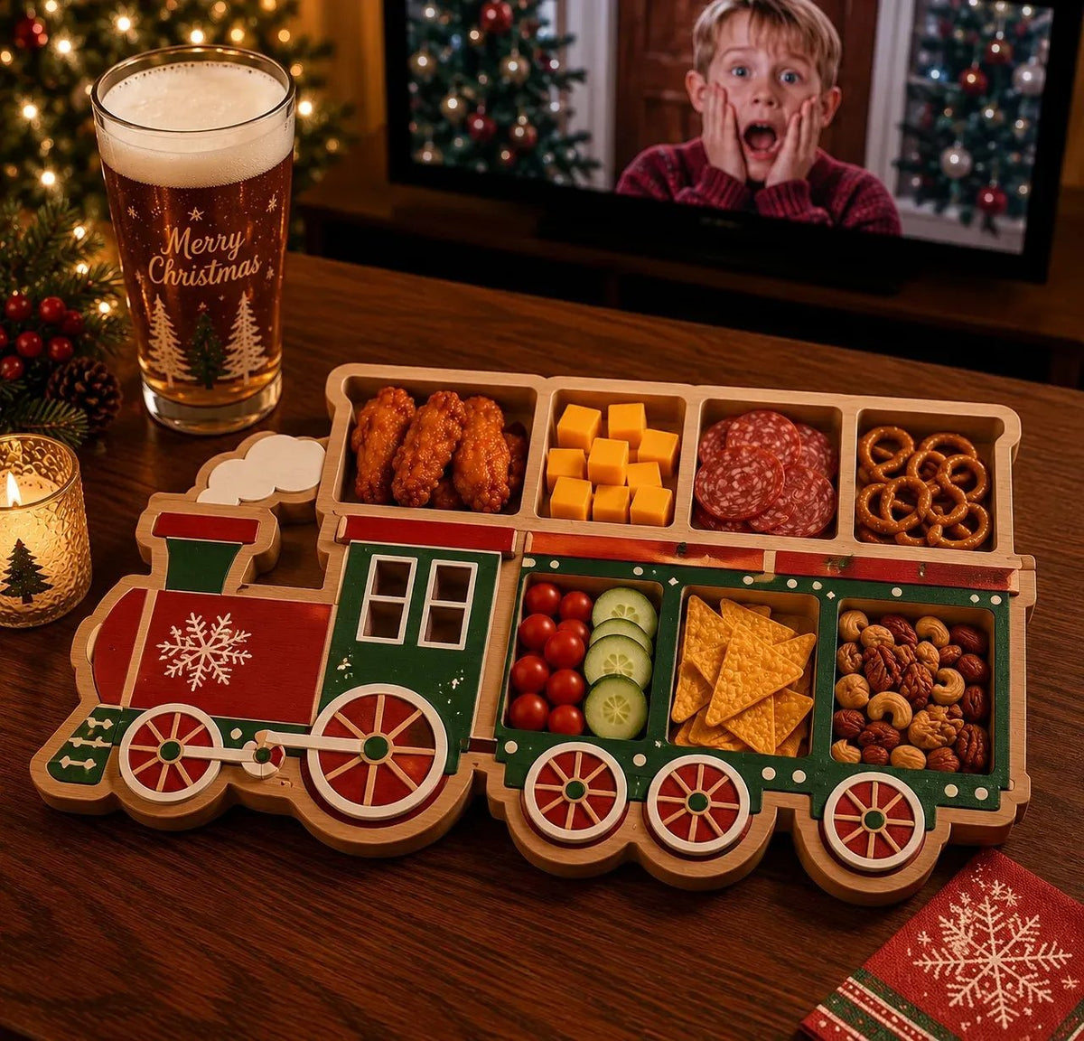 ⏳Last Day BUY 2 GET 1 FREE🎄 Christmas Snack Serving Tray
