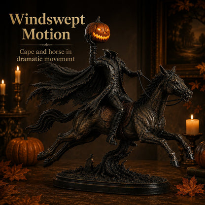 🎃🏇 Midnight Chase Headless Horseman Statue