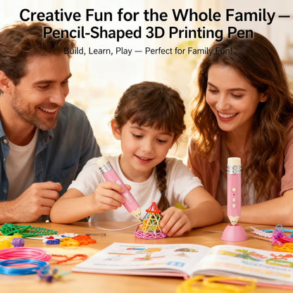 Pencil-Shaped 3D Printing Pen – The Ultimate Creative Gift for Kids This Christmas!