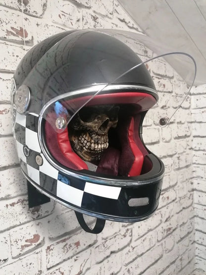 ☠️🏴‍☠️Motorcycle Helmet and Jacket Skull Holder