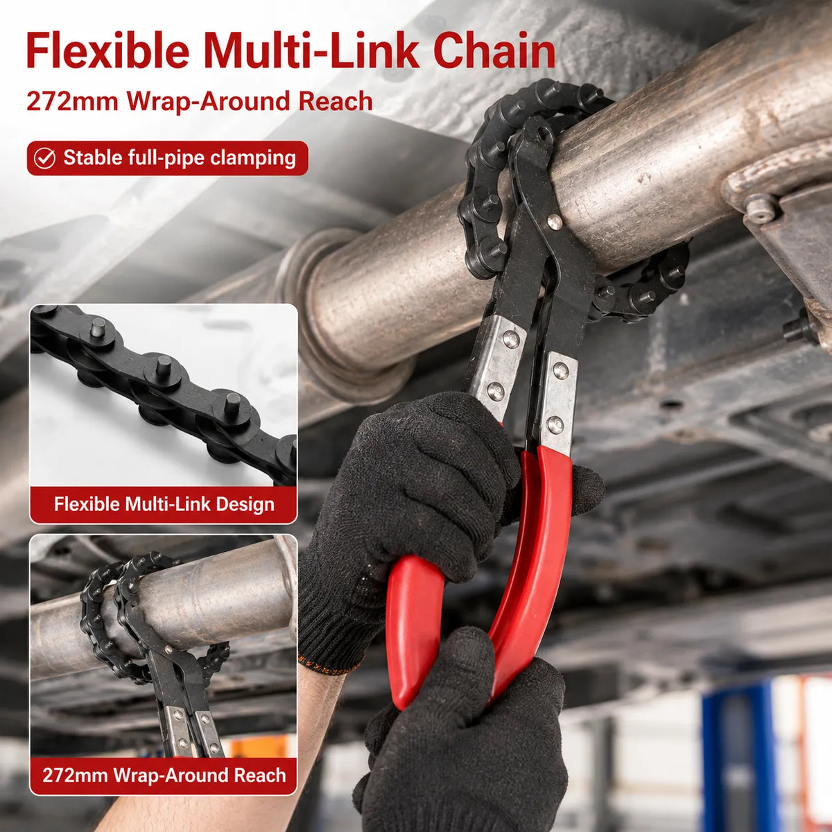 Automotive exhaust pipe cutter