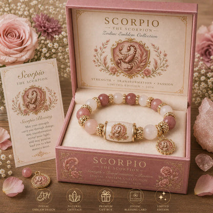 🔥🔥Limited Edition💫 12 Zodiac Bracelet – Natural Chalcedony, Your Sign, Your Energy