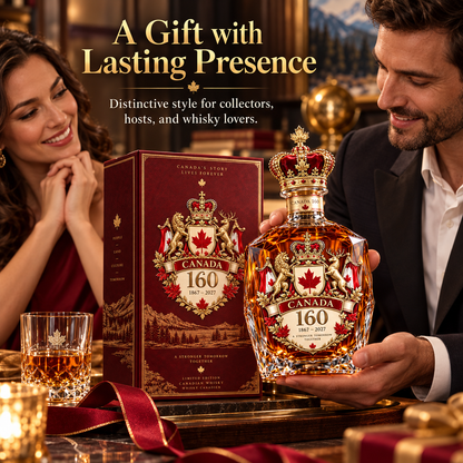 🍁🇨🇦 Canada 160 Collector Decanter ✨