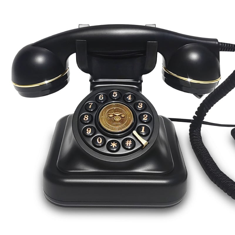 ☎️🌈 Vintage Old Fashioned Telephone with Speakerphone & Volume Control 📞