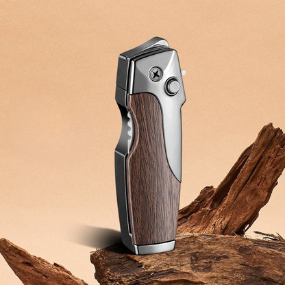 2-in-1 Tactical Folding Knife & Lighter