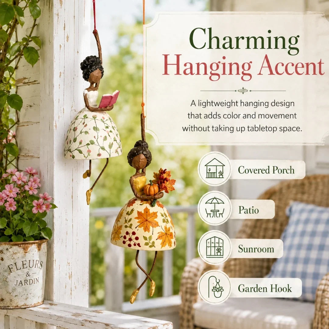 ✨ Whimsical Dancing Lady Hanging Ornament