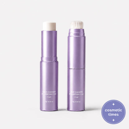 2-in-1 Color-Adapting Foundation Stick – Lightweight Coverage & Natural-Looking Finish