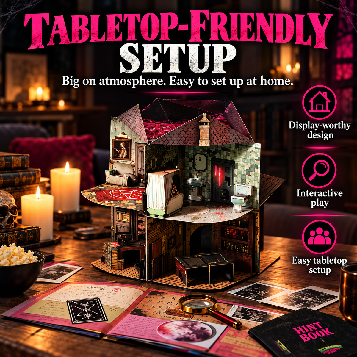 ✨ 3D Pop-Up Mystery Manor – Immersive Murder Mystery Puzzle Game